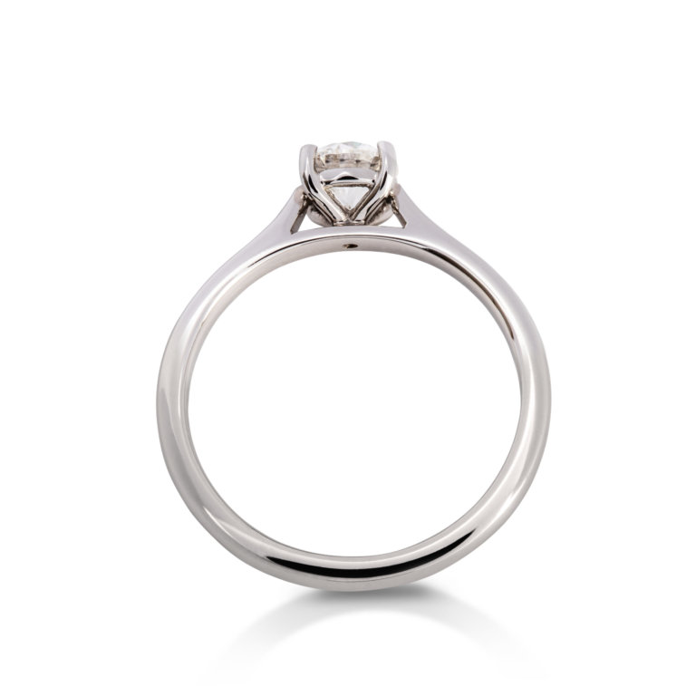 Image of a Forever Fattorinis 0.60ct Brilliant Cut Diamond Ring in platinum