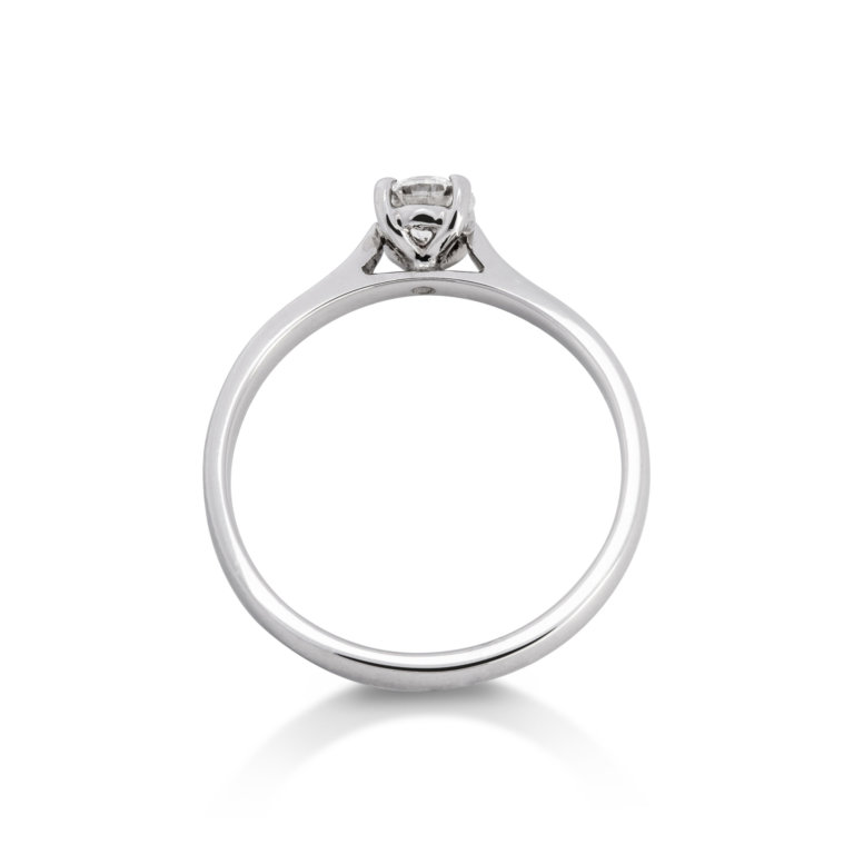 Image of a Forever Fattorinis 0.30ct Brilliant Cut Diamond Ring in platinum