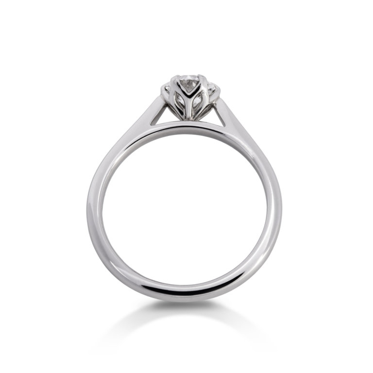 Image of a Flawless Fattorinis 0.52ct Diamond Ring in platinum