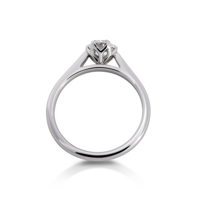 Image of a Flawless Fattorinis 0.52ct Diamond Ring in platinum