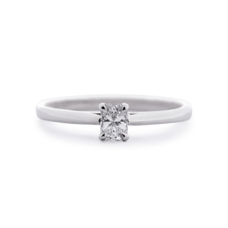 Phoenix Cut Diamond 0.20ct Single Stone Ring