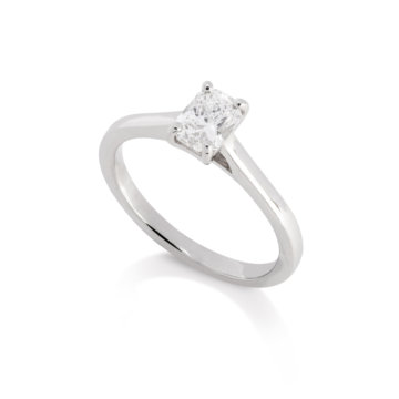 Image of a Phoenix Cut Diamond 0.62ct Single Stone Ring in platinum