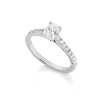 Image of a Phoenix Cut Diamond 0.70ct Ring in platinum