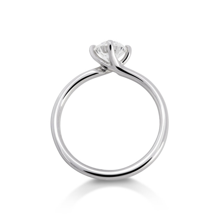 Image of a Forever Fattorinis 0.70ct Brilliant Cut Diamond Ring in platinum
