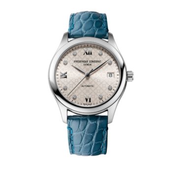 Image of a Frederique Constant Ladies Automatic Watch with blue strap