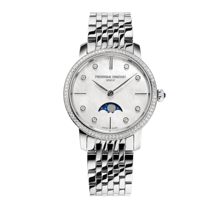 Image of a Frederique Constant Slimline Ladies Moonphase Watch