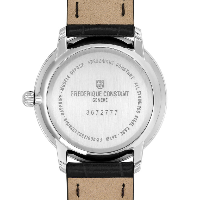 Image of the back of a Frederique Constant Slimline Ladies Small Seconds Watch
