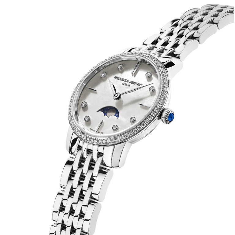 Image of a Frederique Constant Slimline Ladies Moonphase Watch