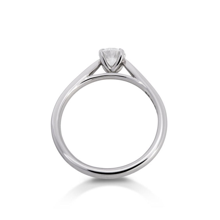 Image of a Flawless Fattorinis 0.40ct Diamond Ring in platinum