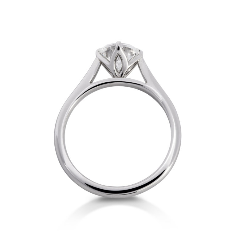 Image of a Flawless Fattorinis 1.00ct Diamond Ring in platinum
