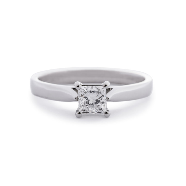 Forever Fattorinis 0.50ct Princess Cut Diamond Ring