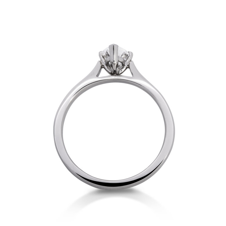 Image of a Forever Fattorinis 0.70ct Marquise Cut Diamond Ring in platinum