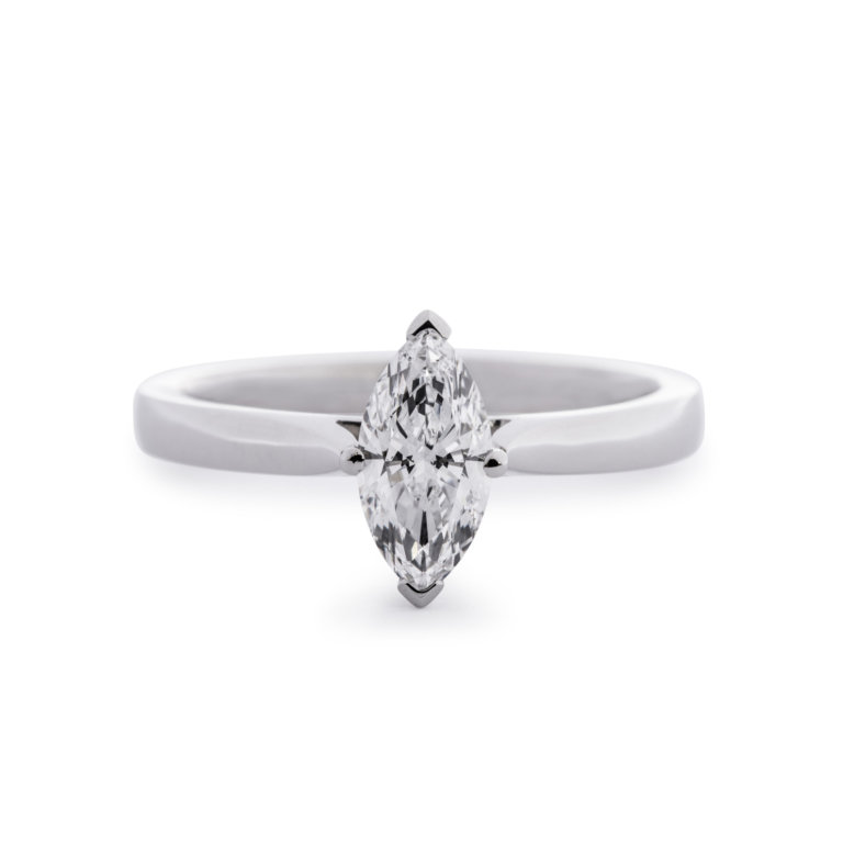 Forever Fattorinis 0.70ct Marquise Cut Diamond Ring
