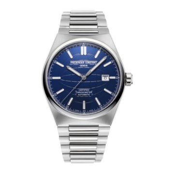 Image of a Frederique Constant Highlife Automatic COSC Watch with a blue dial