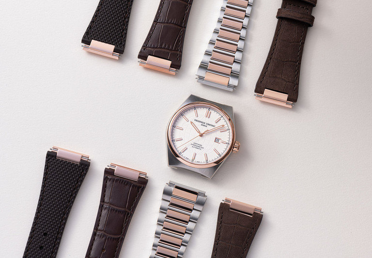 Image of a Frederique Constant Highlife Automatic COSC Watch with a selection of strap options