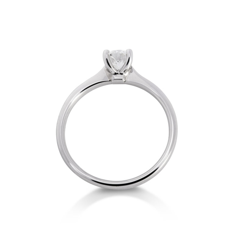 Image of a Forever Fattorinis 0.50ct Brilliant Cut Diamond Ring in platinum