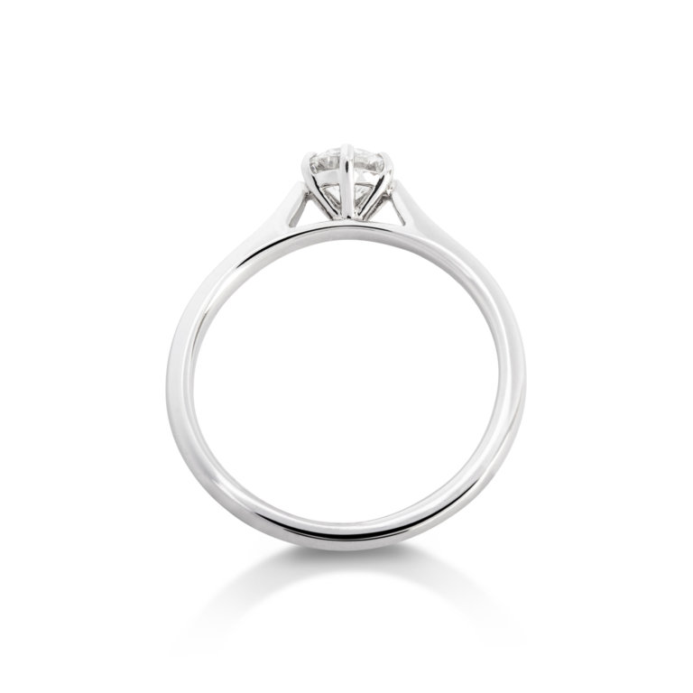 Image of a Forever Fattorinis 0.40ct Brilliant Cut Diamond Ring in platinum