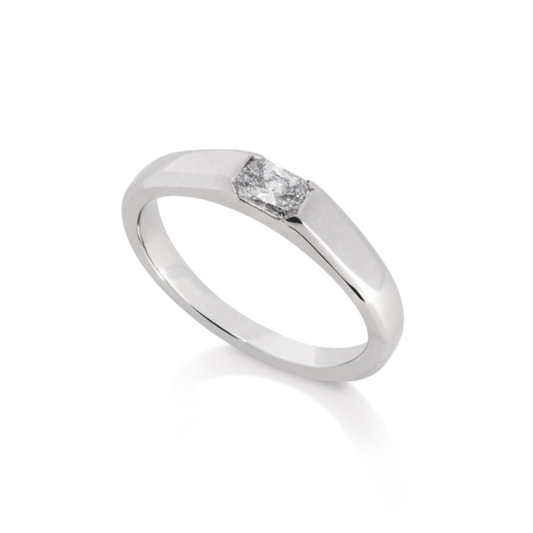 Phoenix Cut Diamond 0.26ct Single Stone Ring