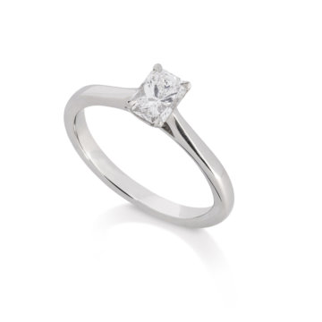 Image of a Phoenix Cut Diamond 0.53ct Single Stone Ring in platinum