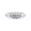 Brilliant Cut 0.52ct Diamond Three Stone Ring - Image 3