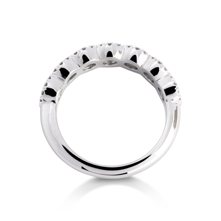 Image of a Brilliant Cut Diamond 1.12ct Multi Halo Ring in platinum