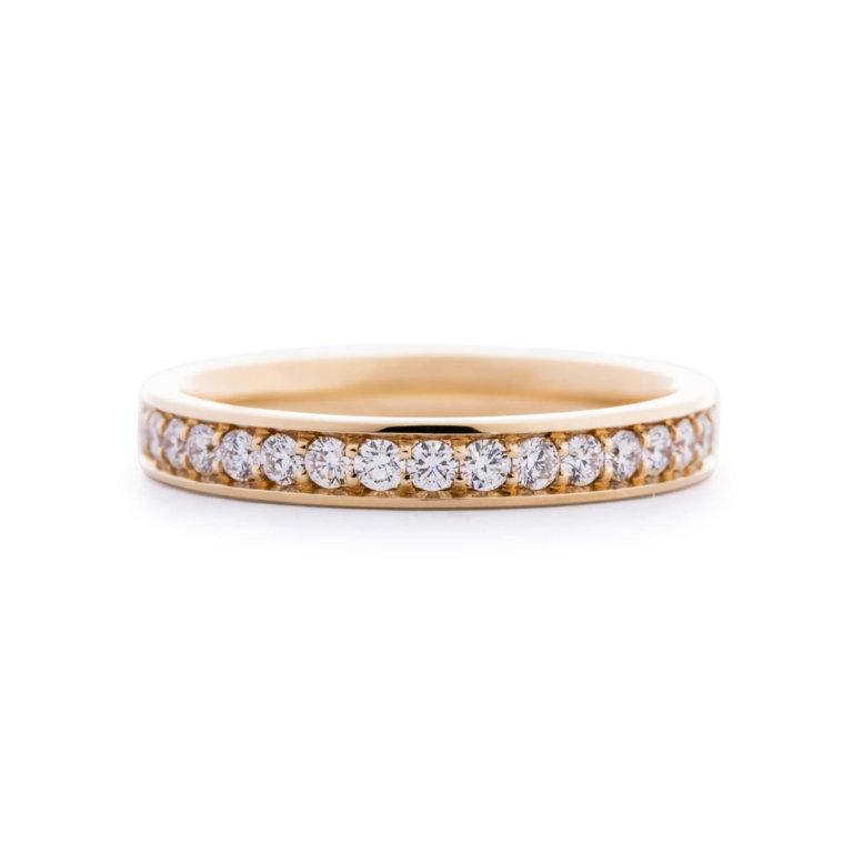 Brilliant Cut Diamond 0.40ct Grain Set Wedding Band - Image 3