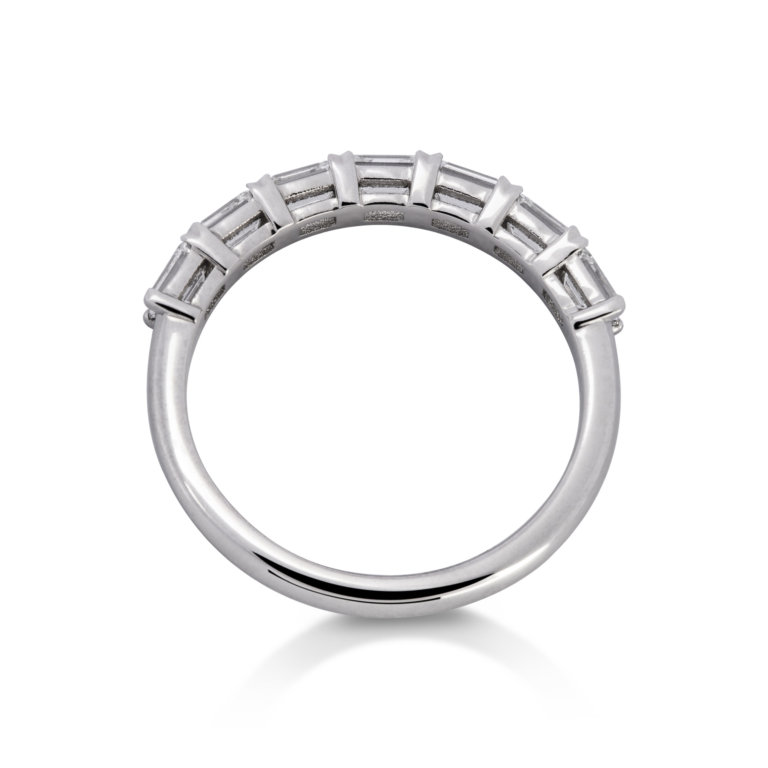 Image of an Emerald Cut 0.98ct Diamond Ring in platinum