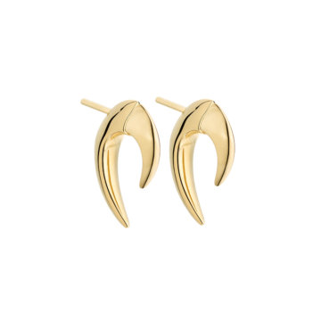 Image of a pair of Shaun Leane Yellow Gold Vermeil Mini Talon Earrings