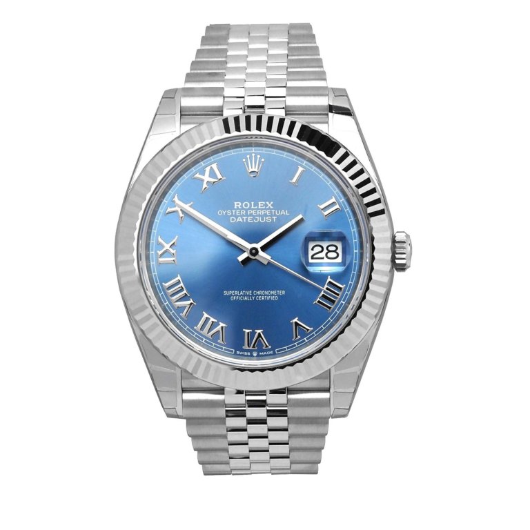 Image of Rolex Datejust with Blue Dial