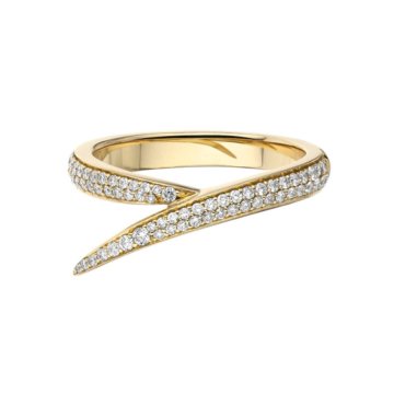 Image of a gold diamond ring