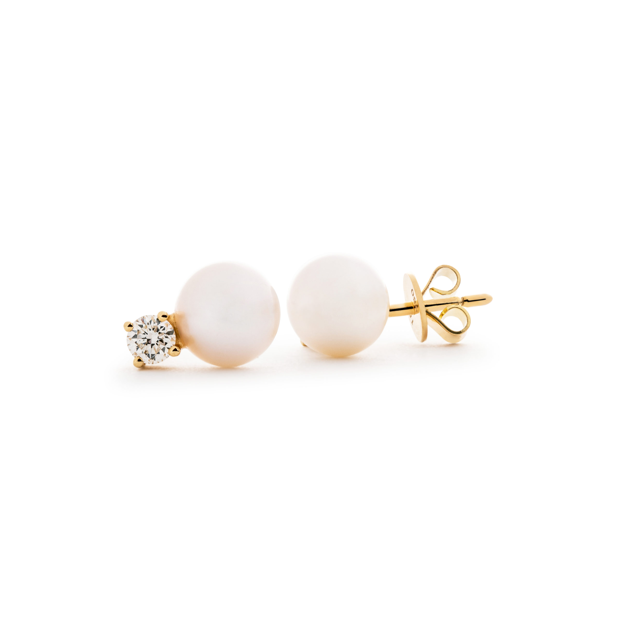 RG CLEAR TWO STONE EARRINGS main image 0