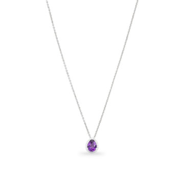 Image of a purple stone pendant