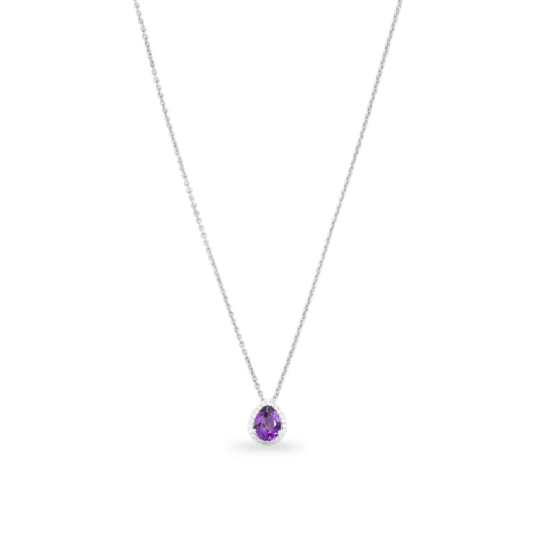 Image of a purple stone pendant