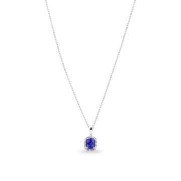 Image of a pendant with blue stone