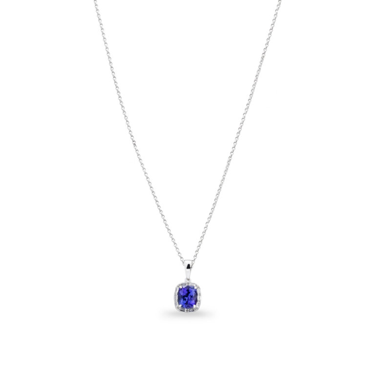 Image of a pendant with blue stone