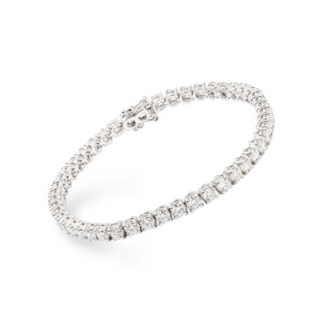 Diamond 7.66ct Classic Line Bracelet