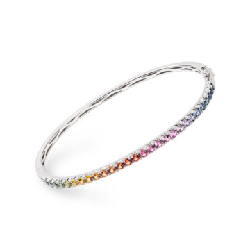 Image of a Rainbow Sapphire Bangle