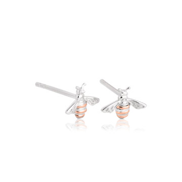 Clogau Silver Honey Bee Earrings