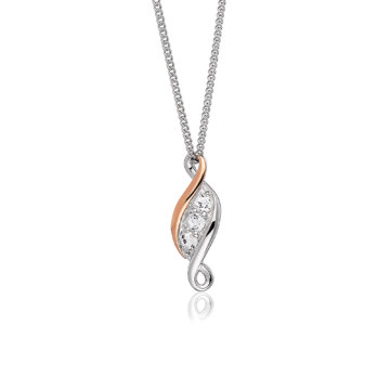 Clogau Silver Past Present Future Pendant