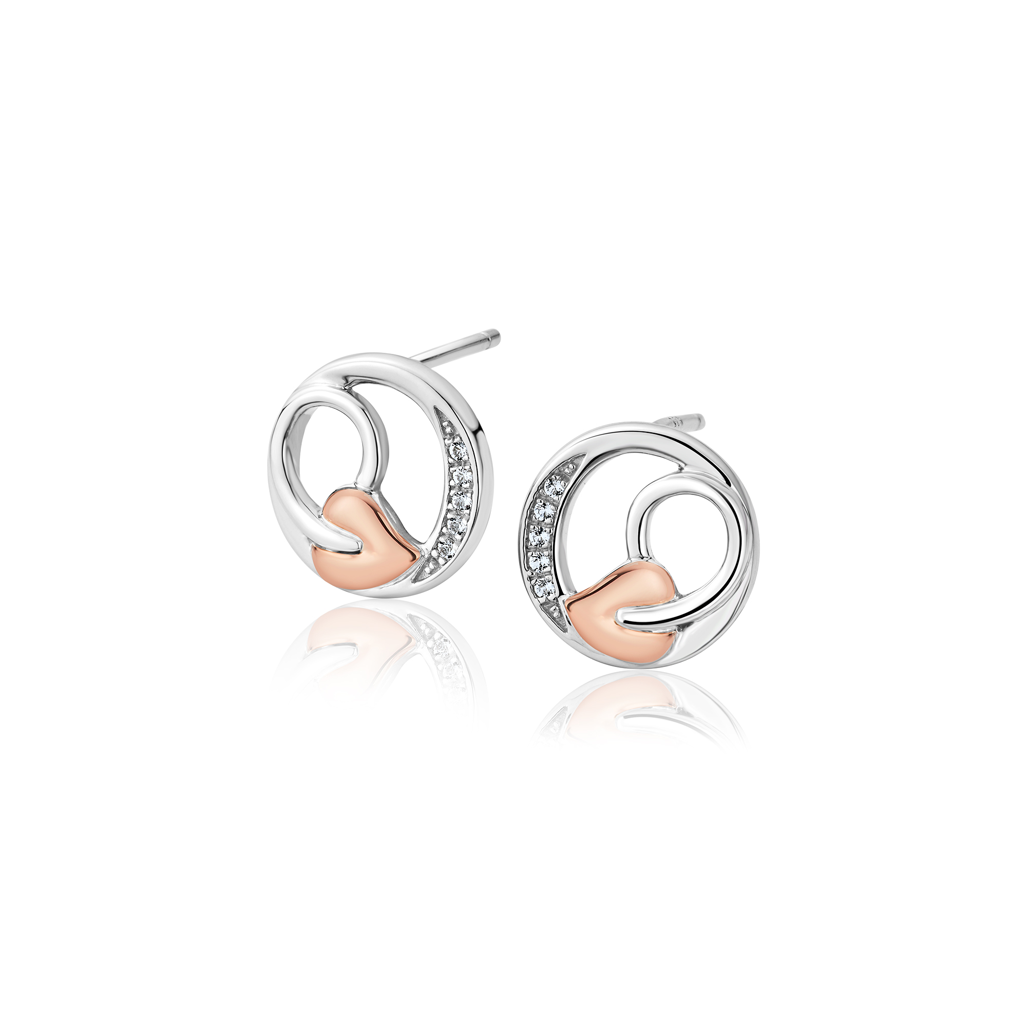 Clogau Silver Tree of Life Vine Stud Earrings Jeweller in Harrogate