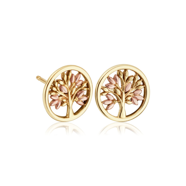 Clogau Gold Tree of Life Stud Earrings