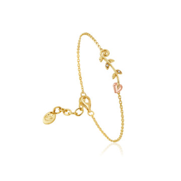 Clogau Tree of Life 9ct Solid Gold Vine Bracelet with Diamonds