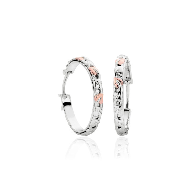 Clogau Silver Tree of Life Hoop Earrings