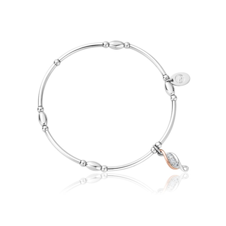 Clogau Silver Past Present Future Affinity Bead Bracelet