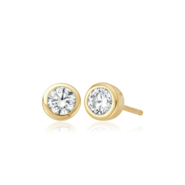 Clogau Gold Celebration Fairtrade Lab Grown Diamond Stud Earrings