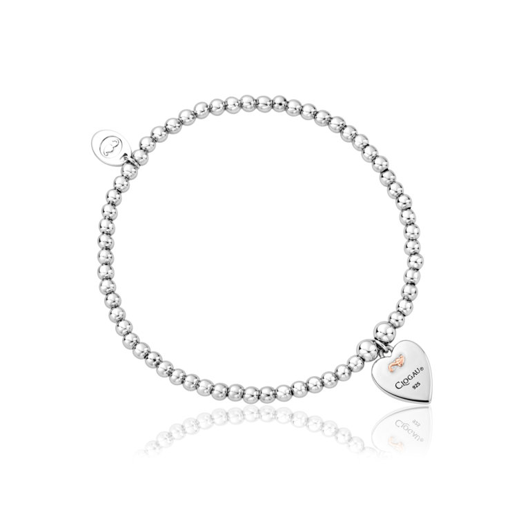 Clogau Silver Tree of Life Insignia Heart Affinity Bead Bracelet