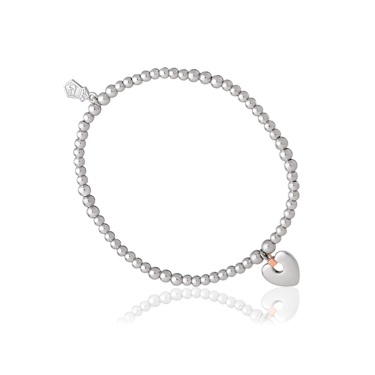 Clogau Silver Cariad Affinity Bead Bracelet