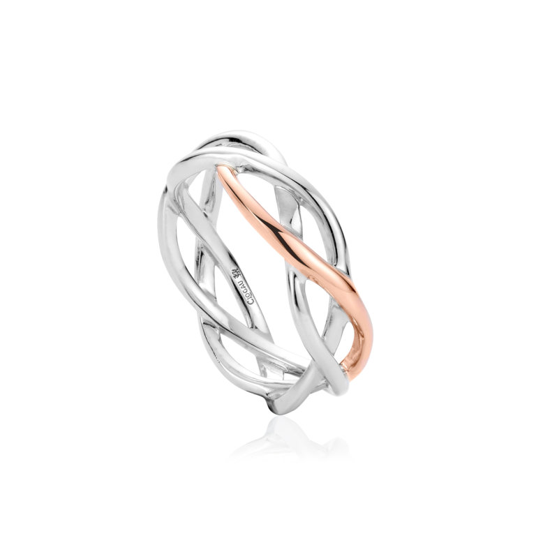 Clogau Silver Celtic Weave Ring
