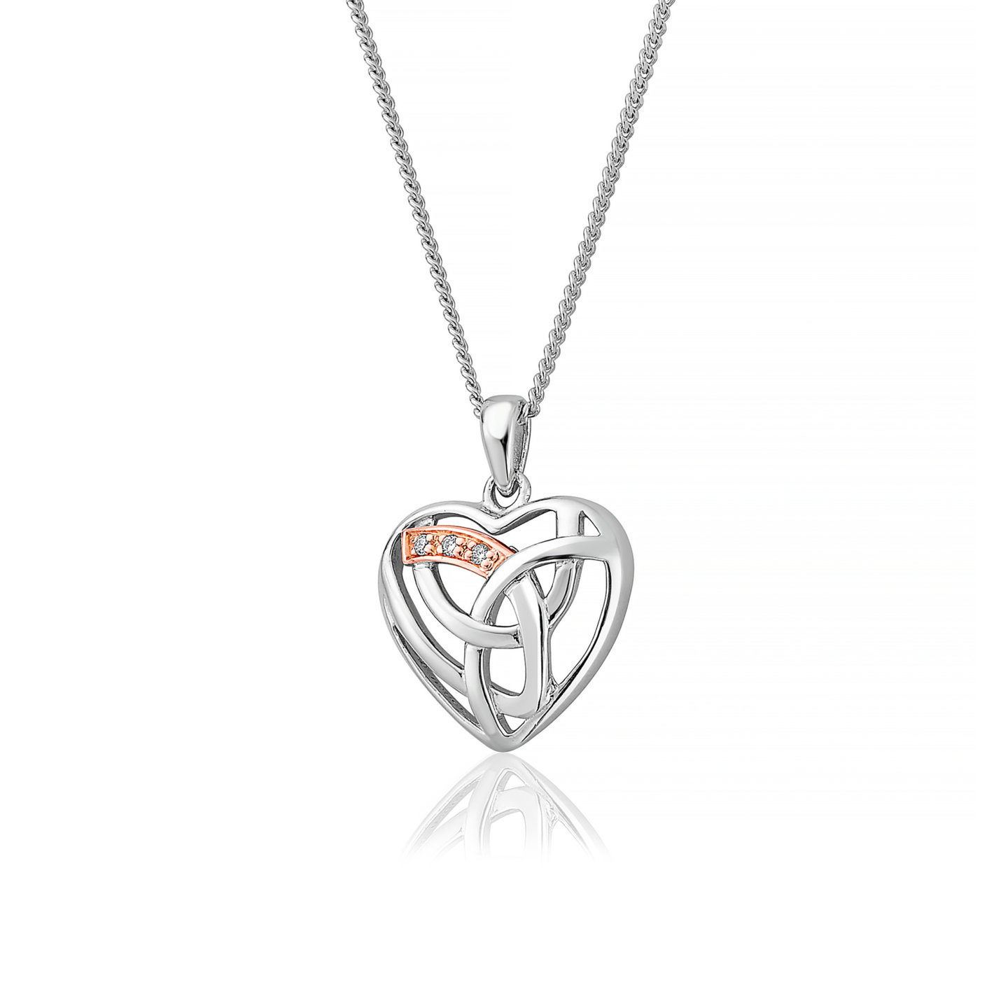 Clogau Cariad Horizon Heart Pendant — Maple Gifts