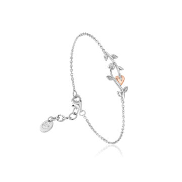 Clogau Silver Vine of Life White Topaz Bracelet